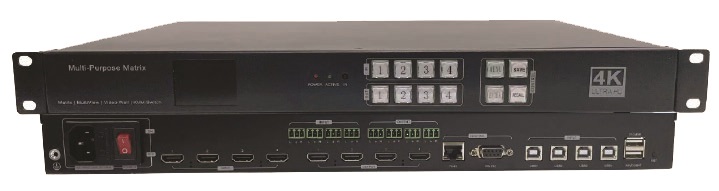 AMPD-0404G – Multipurpose Device – Video Wall – KVM Controller