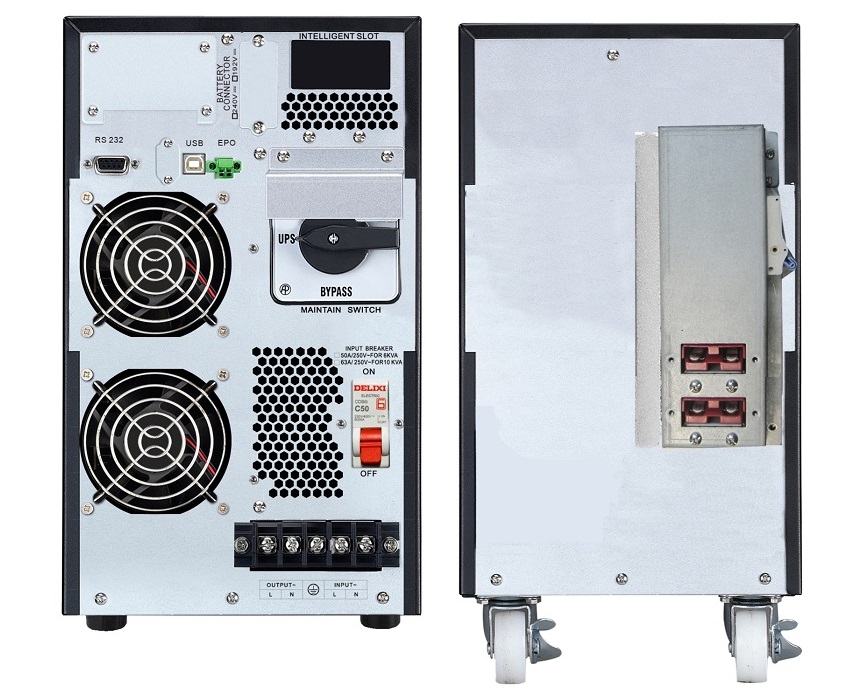 Bộ Lưu Điện APC Easy UPS SRV6KIL 6000VA/6000W mặt sau