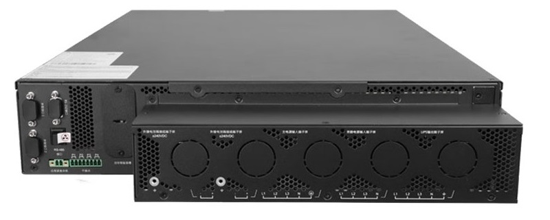 Mặt sau của Bộ lưu điện Delta RT-10K3P UPS103R6RT2N035 10KVA (3:1,3:3)