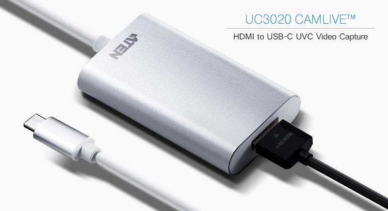 CAMLIVE™ (Chuyển đổi video HDMI sang USB-C UVC) ATEN UC3020