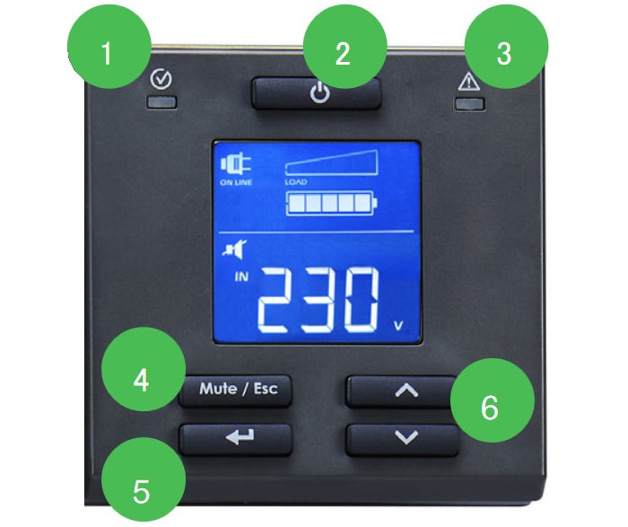 Màn hình LCD UPS APC Easy True Online