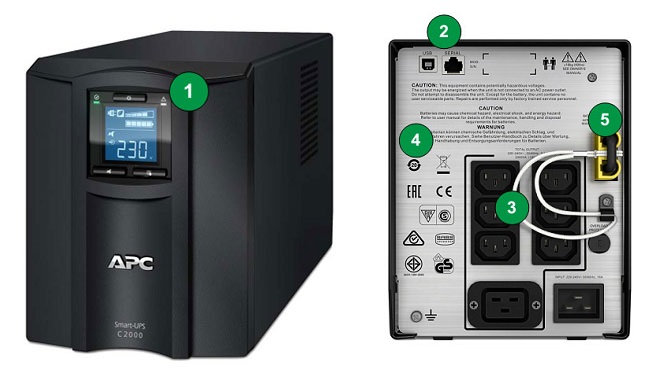 Bộ lưu điện APC SMC2000I 2000VA/1300W