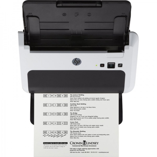 Máy Scan HP ScanJet Pro 3000 S2 (L2737A) mặt trước khi quét