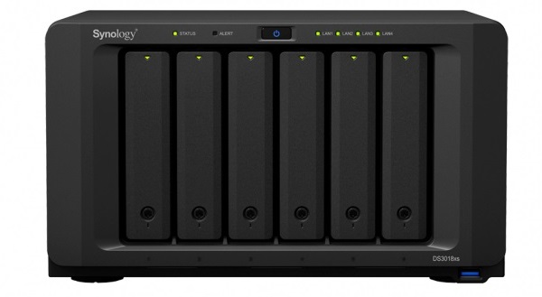Thiết bị lưu trữ Synology DS3018xs sở hữu thiết kế nhỏ gọn