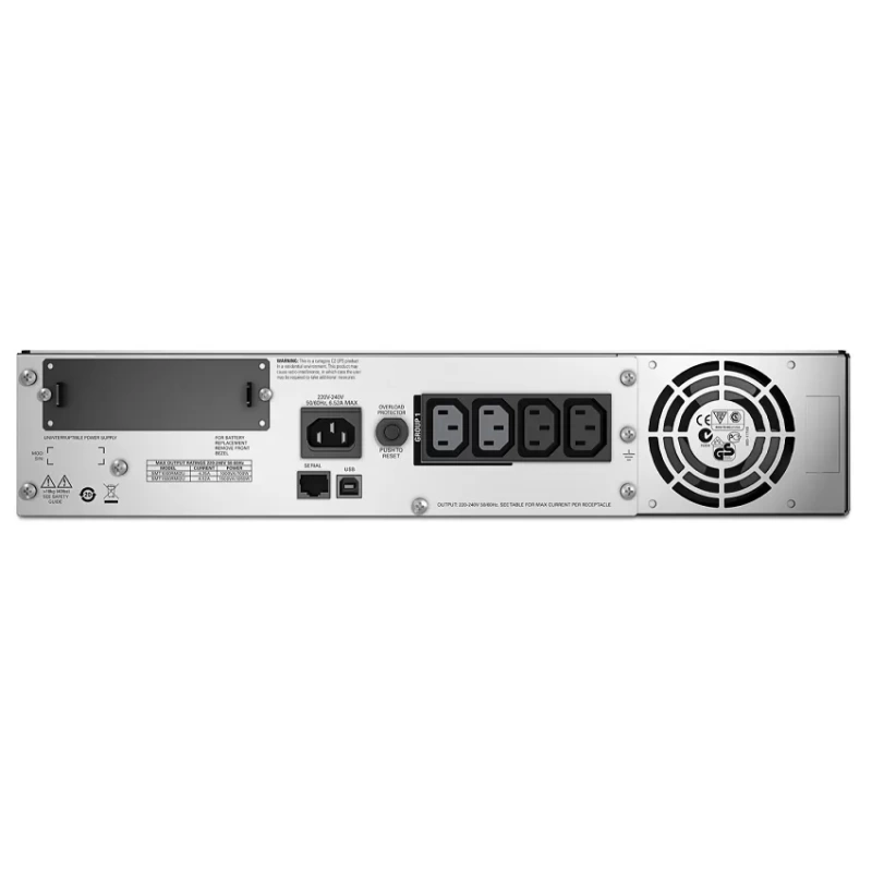 Bộ lưu điện APC Smart-UPS SMT1500RMI2U 1500VA LCD RM 2U 230V