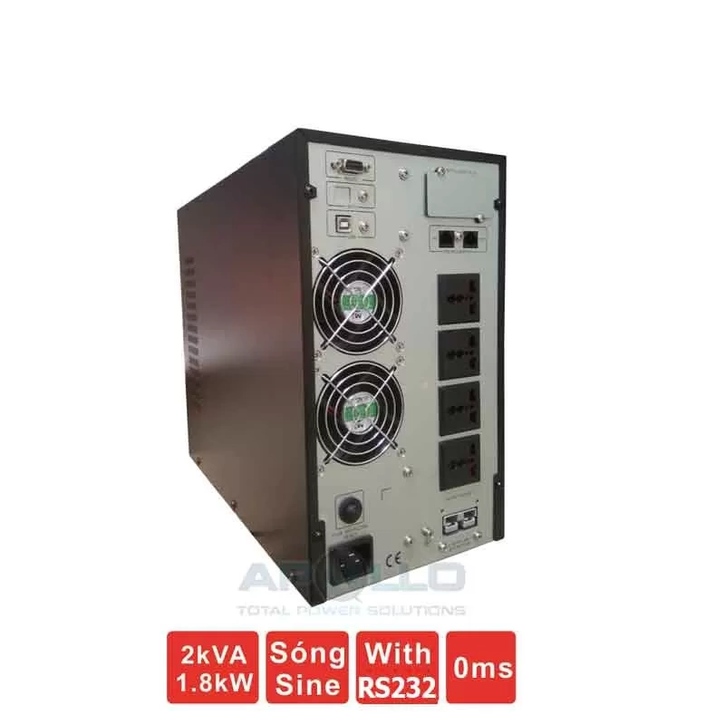 Bộ lưu điện APOLLO AP9102S 2KVA/1800W
