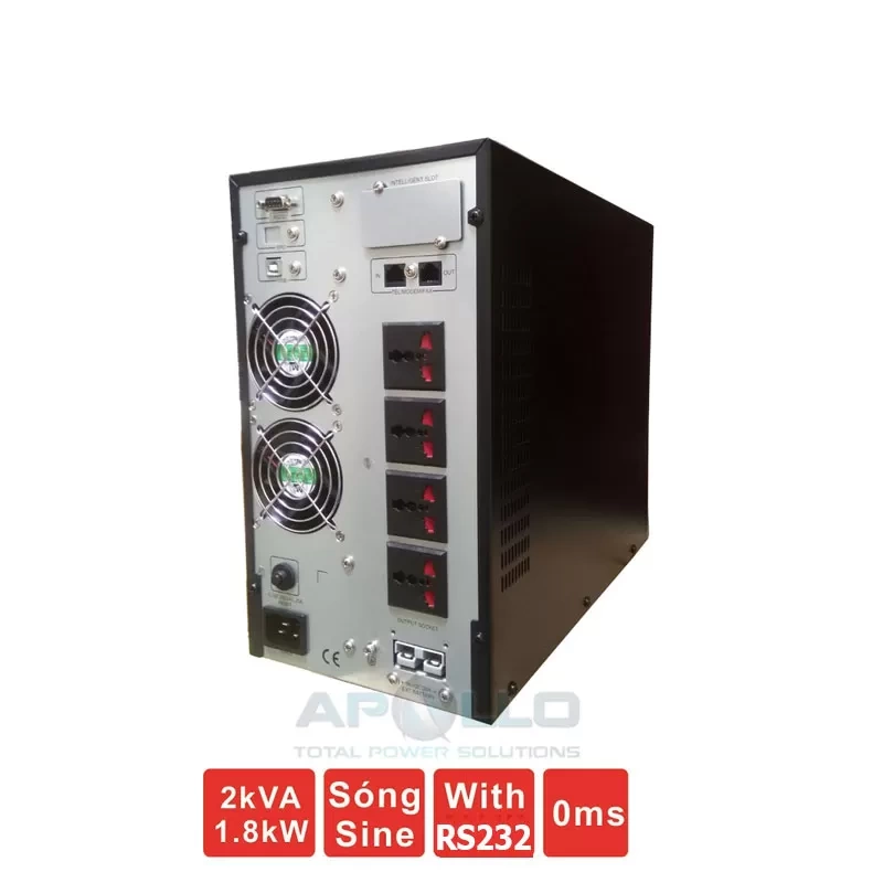 Bộ lưu điện APOLLO AP9102S 2KVA/1800W