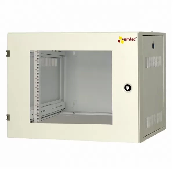Tủ rack treo tường 6U C-CLASS Amtec AMW06 cửa mica