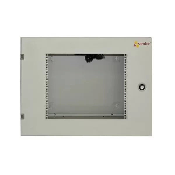 Tủ rack treo tường 9U C-CLASS Amtec AMW09 cửa mica trắng