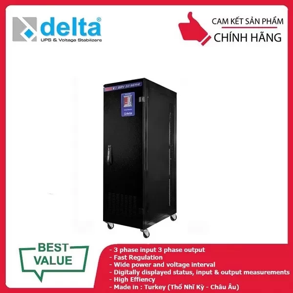 Ổn áp DELTA DLT SRV 330075 75KVA (3P/3P)